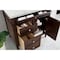 James Martin Vanities Brittany 36in Single Vanity, Burnished Mahogany w/ 3 CM Eternal Jasmine Pearl Quartz Top 650-V36-BNM-3EJP - alternate 2